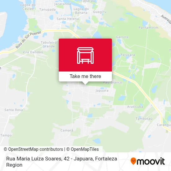 Rua Maria Luiza Soares, 42 - Japuara map