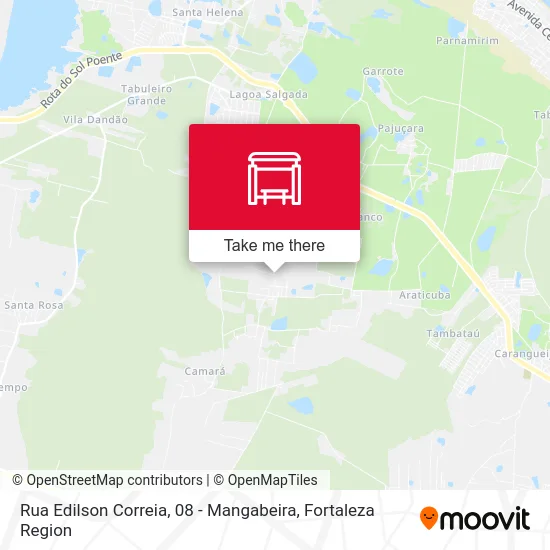 Rua Edilson Correia, 08 - Mangabeira map