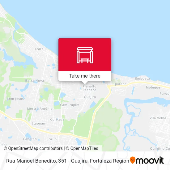 Rua Manoel Benedito, 351 - Guajiru map