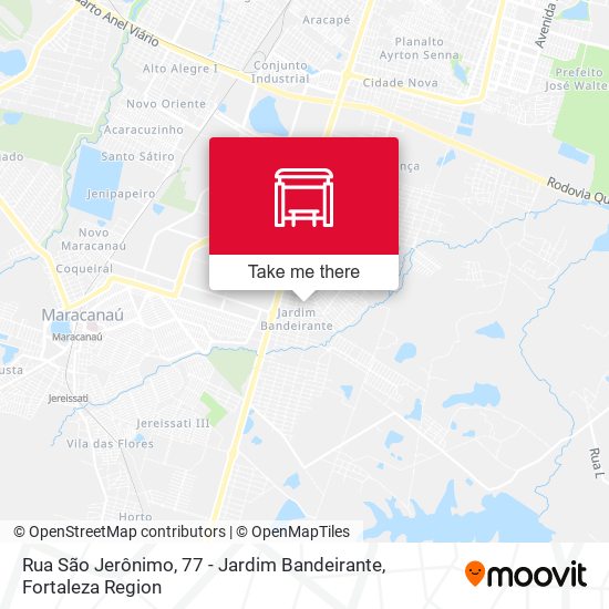 Rua São Jerônimo, 77 - Jardim Bandeirante map
