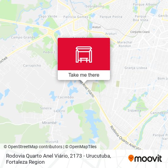 Rodovia Quarto Anel Viário, 2173 - Urucutuba map