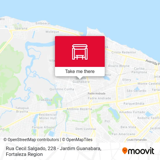 Rua Cecil Salgado, 228 - Jardim Guanabara map