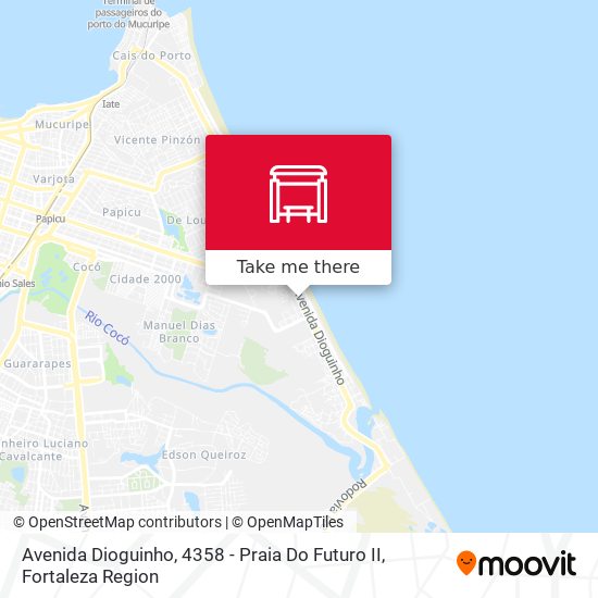 Avenida Dioguinho, 4358 - Praia Do Futuro II map