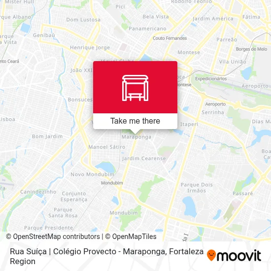 Rua Suíça | Colégio Provecto - Maraponga map
