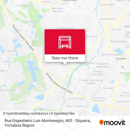 Rua Engenheiro Luís Montenegro, 485 - Siqueira map
