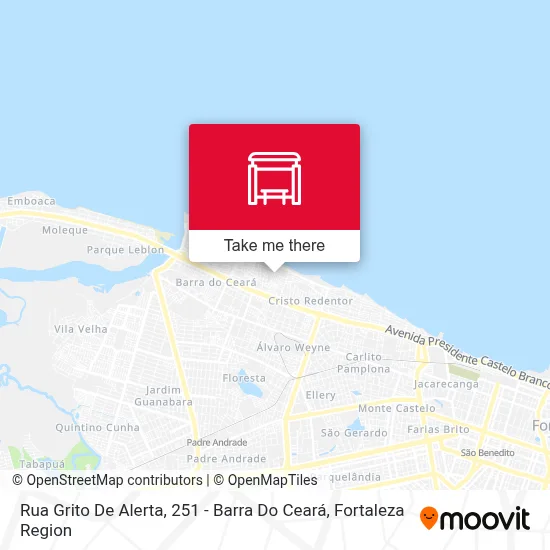 Rua Grito De Alerta, 251 - Barra Do Ceará map