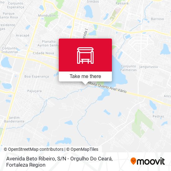 Avenida Beto Ribeiro, S / N - Orgulho Do Ceará map