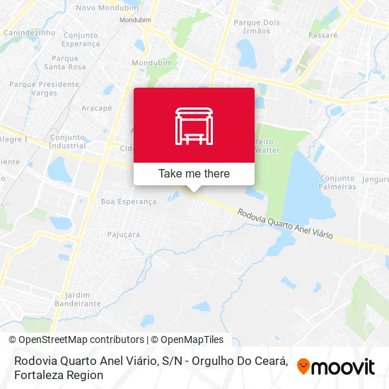 Rodovia Quarto Anel Viário, S / N - Orgulho Do Ceará map
