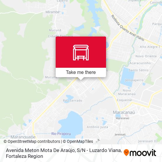 Avenida Meton Mota De Araújo, S / N - Luzardo Viana map