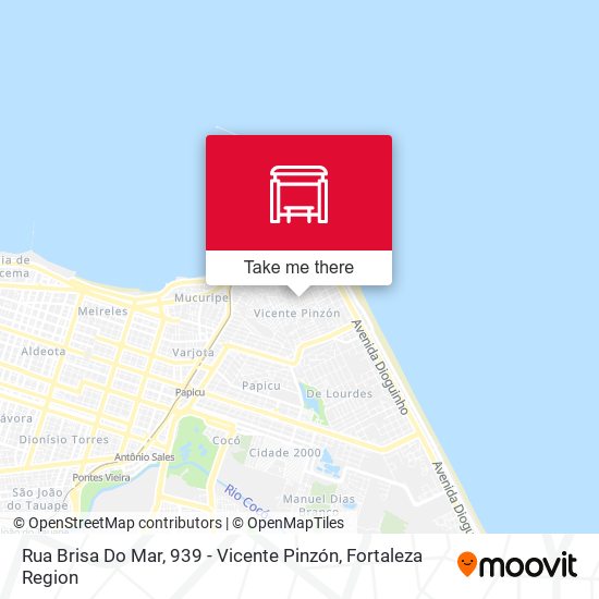 Rua Brisa Do Mar, 939 - Vicente Pinzón map