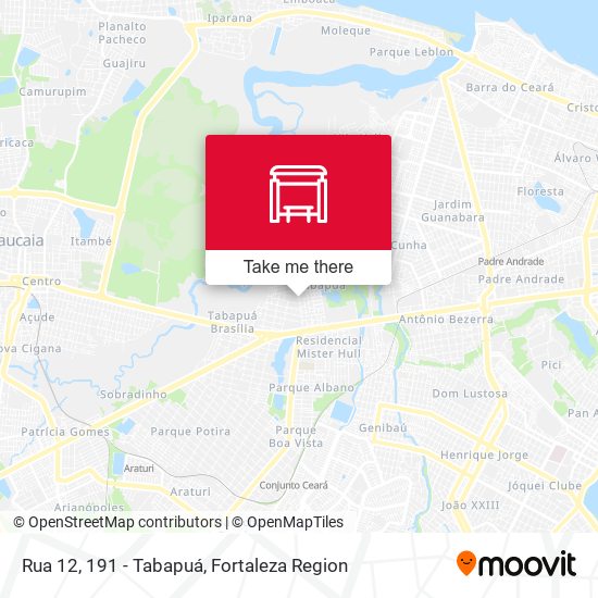 Rua 12, 191 - Tabapuá map