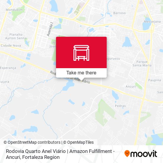 Rodovia Quarto Anel Viário | Amazon Fulfillment - Ancuri map