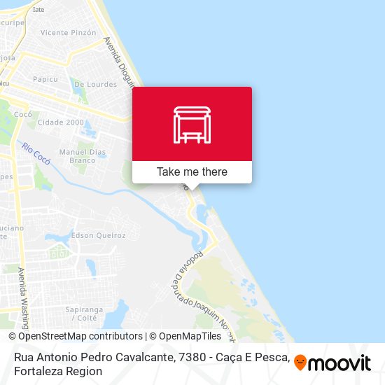Rua Antonio Pedro Cavalcante, 7380 - Caça E Pesca map