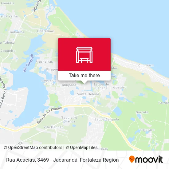 Rua Acacias, 3469 - Jacarandá map