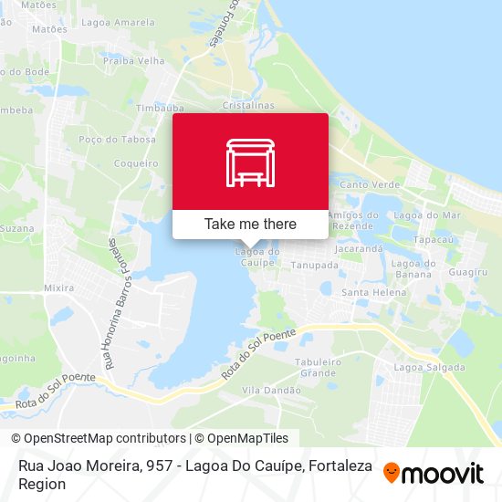 Rua Joao Moreira, 957 - Lagoa Do Cauípe map