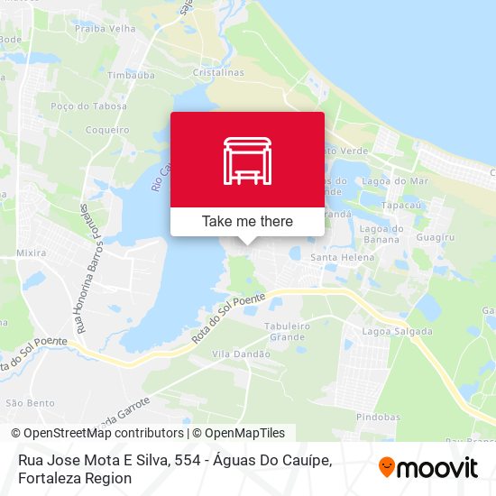 Rua Jose Mota E Silva, 554 - Águas Do Cauípe map