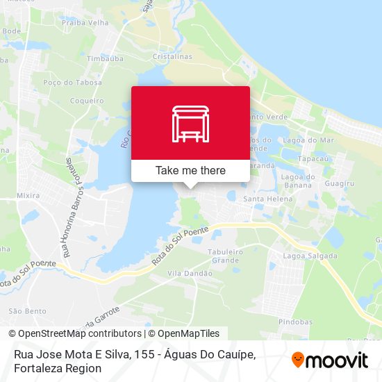 Rua Jose Mota E Silva, 155 - Águas Do Cauípe map