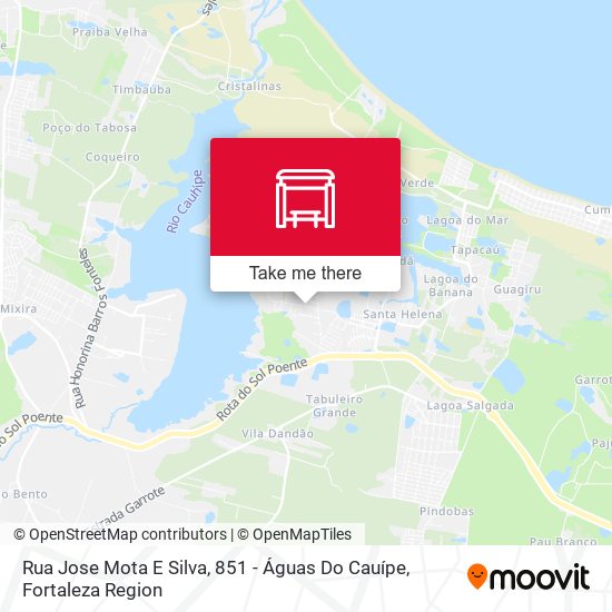 Rua Jose Mota E Silva, 851 - Águas Do Cauípe map