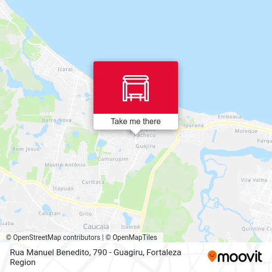 Rua Manuel Benedito, 790 - Guagiru map