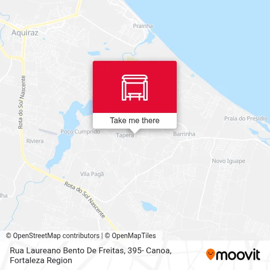 Rua Laureano Bento De Freitas, 395- Canoa map