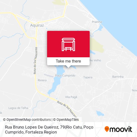 Rua Bruno Lopes De Queiroz, 79|Rio Catu, Poço Cumprido map