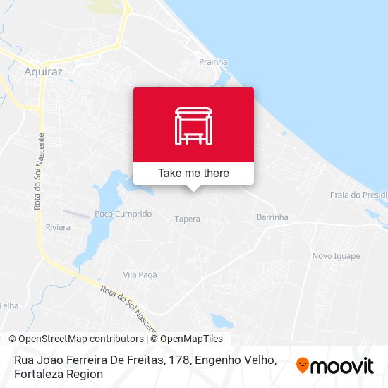 Rua Joao Ferreira De Freitas, 178, Engenho Velho map