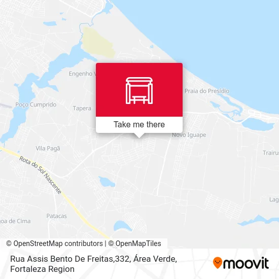 Rua Assis Bento De Freitas,332, Área Verde map