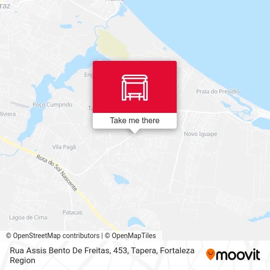 Rua Assis Bento De Freitas, 453, Tapera map
