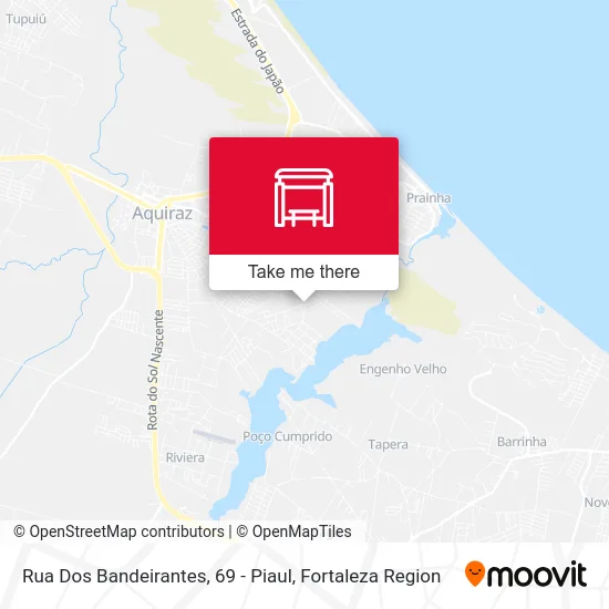 Rua Dos Bandeirantes, 69 - Piaul map