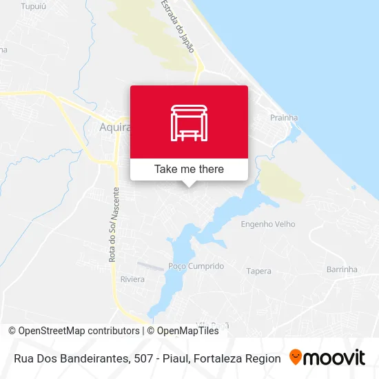Rua Dos Bandeirantes, 507 - Piaul map