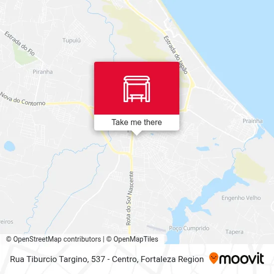 Rua Tiburcio Targino, 537 - Centro map