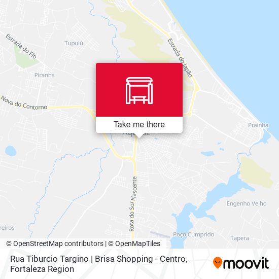 Rua Tiburcio Targino | Brisa Shopping - Centro map