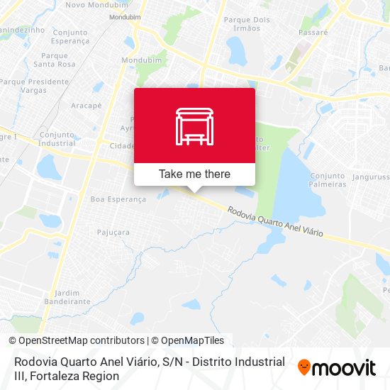 Rodovia Quarto Anel Viário, S / N - Distrito Industrial III map