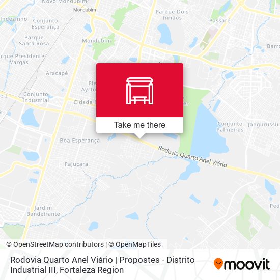 Rodovia Quarto Anel Viário | Propostes - Distrito Industrial III map
