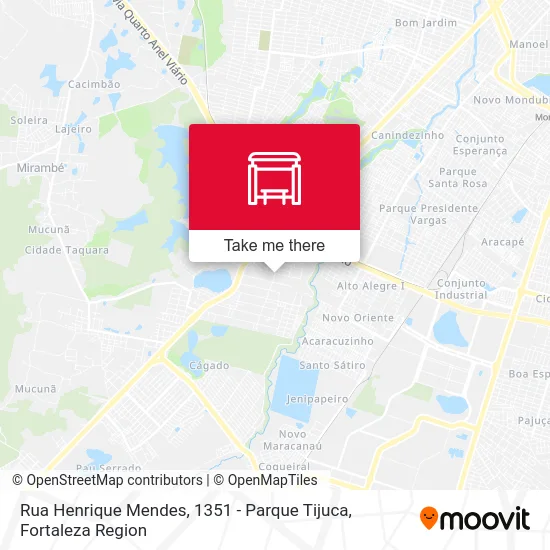 Rua Henrique Mendes, 1351 - Parque Tijuca map