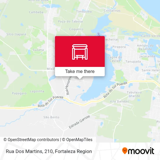 Rua Dos Martins, 210 map