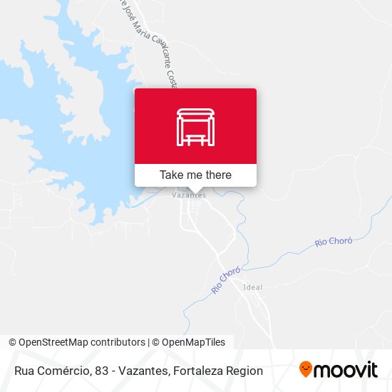 Rua Comércio, 83 - Vazantes map