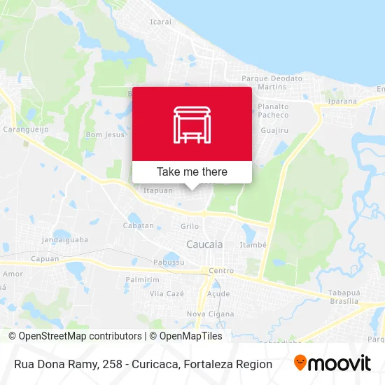 Rua Dona Ramy, 258 - Curicaca map