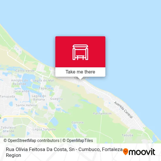 Rua Olívia Feitosa Da Costa, Sn - Cumbuco map