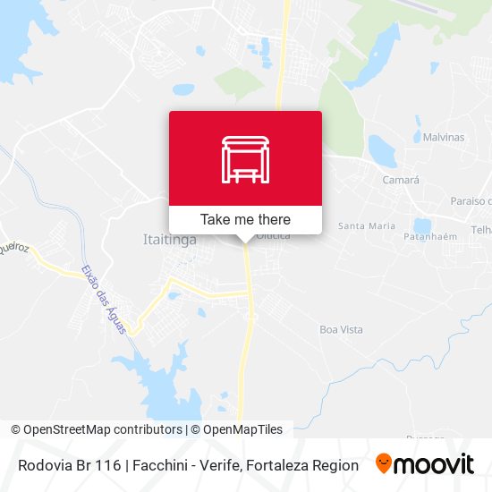 Rodovia Br 116 | Facchini - Verife map