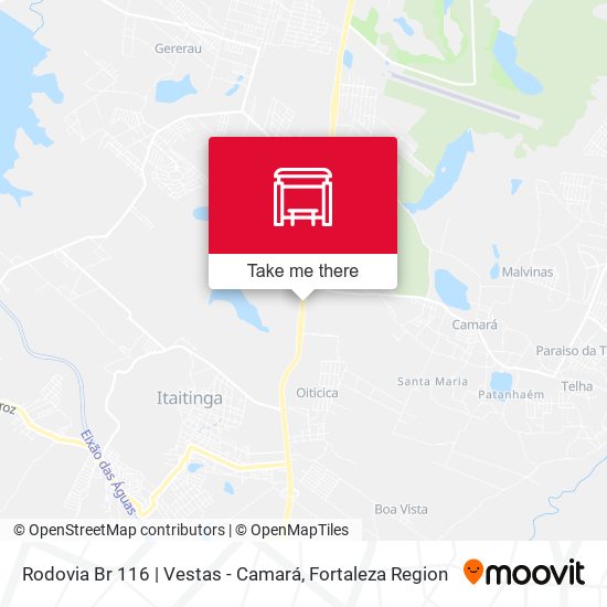 Rodovia Br 116 | Vestas - Camará map