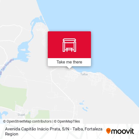Avenida Capitão Inácio Prata, S / N - Taíba map