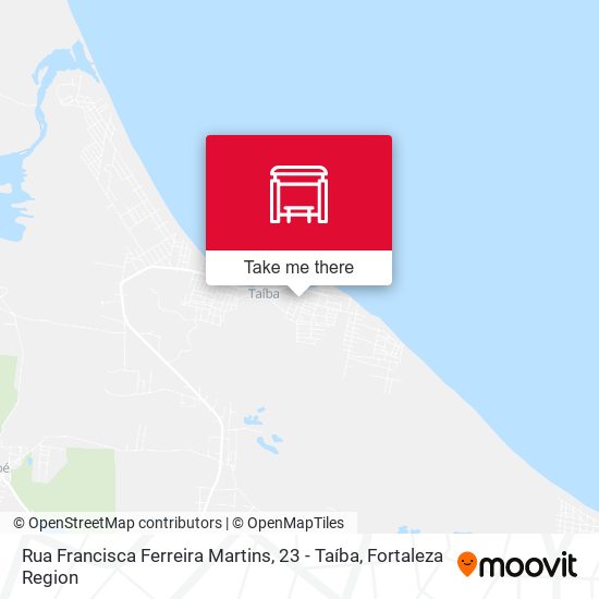 Rua Francisca Ferreira Martins, 23 - Taíba map