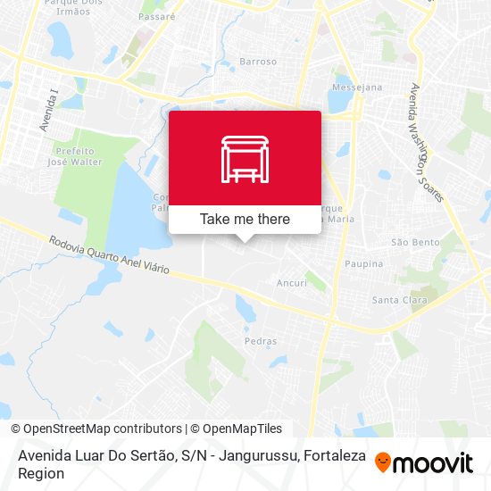 Mapa Avenida Luar Do Sertão, S / N - Jangurussu