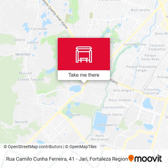 Rua Camilo Cunha Ferreira, 41 - Jari map