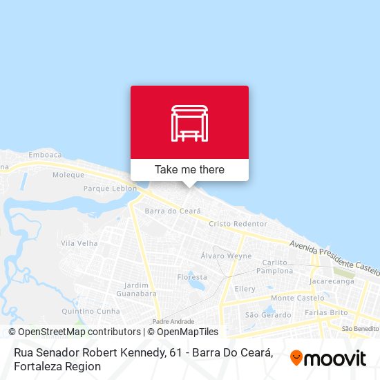 Rua Senador Robert Kennedy, 61 - Barra Do Ceará map