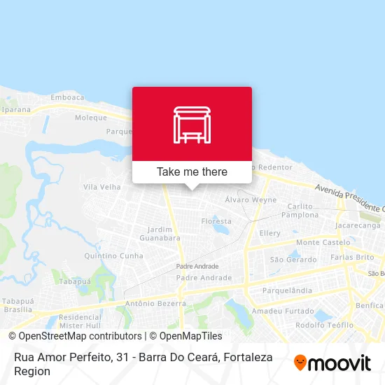 Rua Amor Perfeito, 31 - Barra Do Ceará map