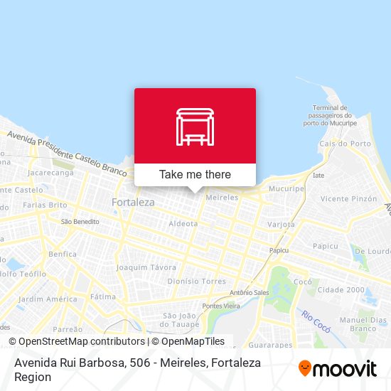 Avenida Rui Barbosa, 506 - Meireles map