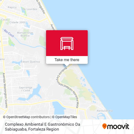 Complexo Ambiental E Gastronômico Da Sabiaguaba map