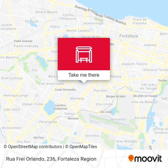 Rua Frei Orlando, 236 map